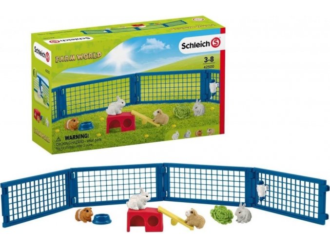 Schleich 42500 Výběh pro králíčky a morčata