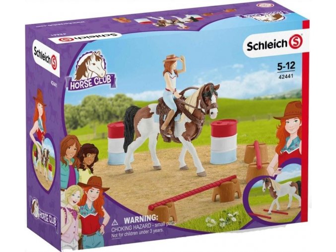 Schleich 42441 Hannah a jezdecká sada na western