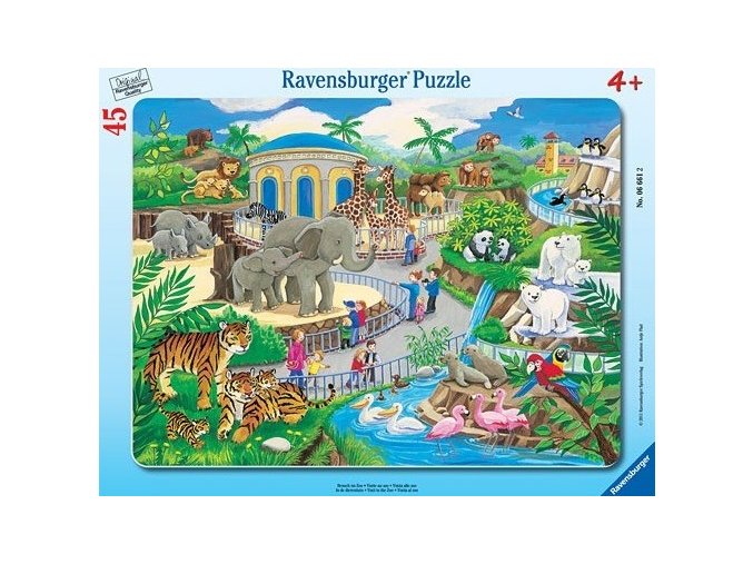 Puzzle Návštěva v ZOO 45d. Ravensburger