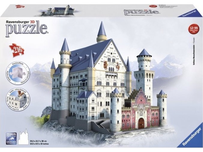 Ravensburger 3D puzzle Zámek Neuschwanstein