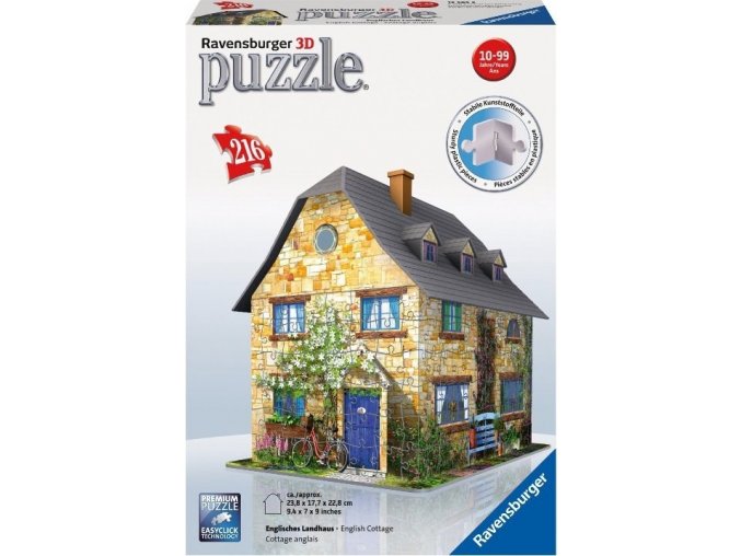 3D Puzzle Anglická chata 216 d. Ravensburger