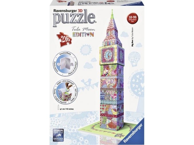 3D Puzzle Big Ben, Tula Moon Edice, 216d. Ravensburger