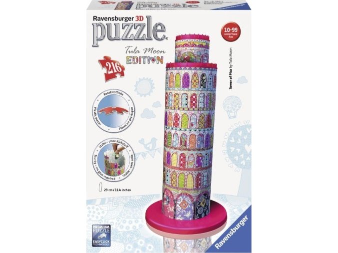 3D Puzzle Tower of Pisa, Tula Moon Edice, 216d. Ravensburger