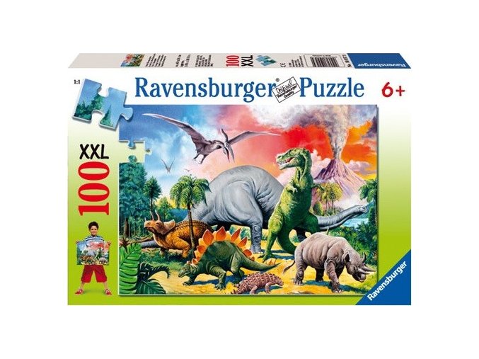 Ravensburger 10957 Mezi Dinosaury XXL 100 dílků