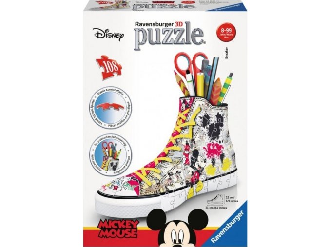 3D puzzle Kecka Disney Mickey 108 dílků, Ravensburger