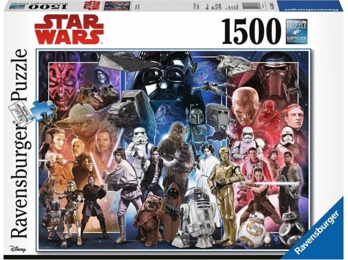 Puzzle Star Wars Univers 1500 dílků, Ravensburger
