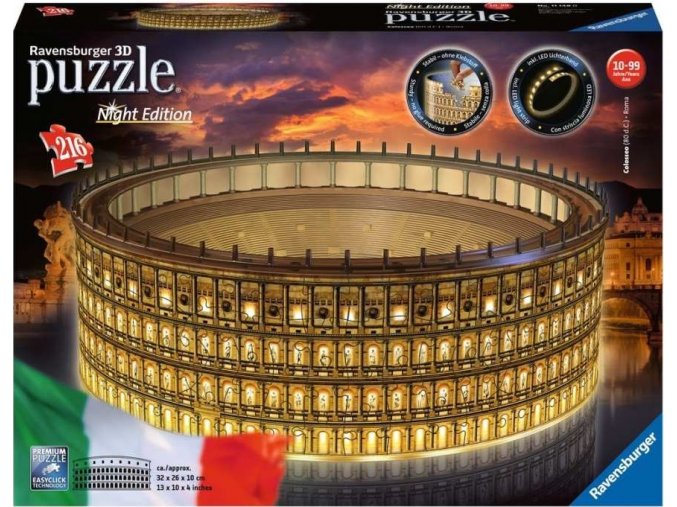 Ravensburger 11148 Puzzle 3D Koloseum Noční edice 216 d.