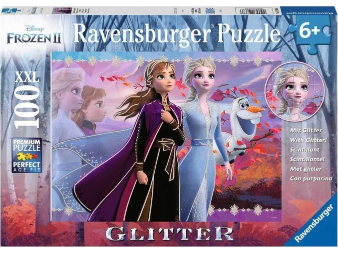 Puzzle 12868 Disney Ledové království 2 100 dílků XXL Glitter