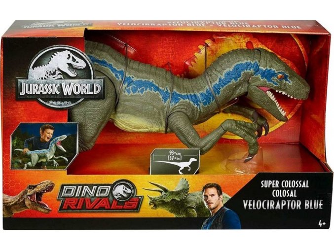Jurský svět Velociraptor Blue 93cm