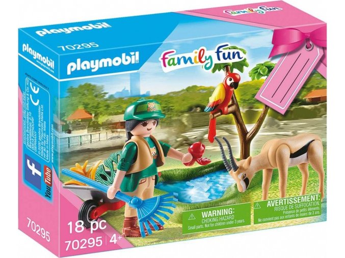 PLAYMOBIL 70295 Ošetřovatelka v ZOO