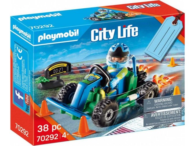 PLAYMOBIL 70292 Závodník motokár