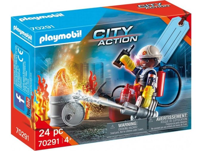 PLAYMOBIL 70291 Hasič v akci