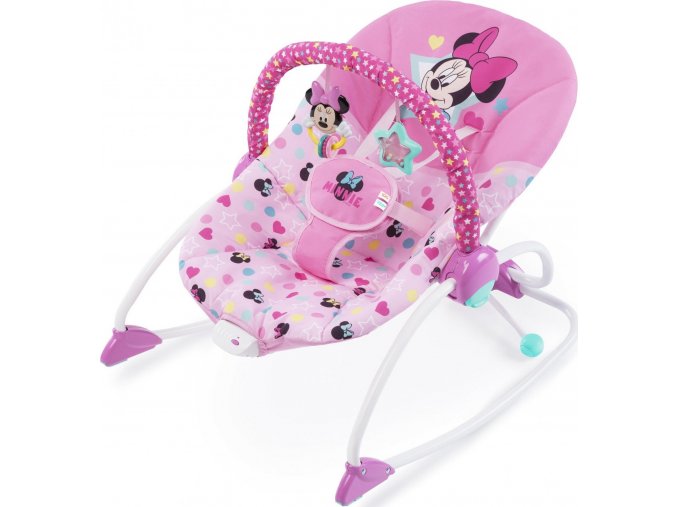 Disney baby Houpatko vibrující Minnie Mouse Stars & Smiles Baby 0m +, do 18kg, 2019