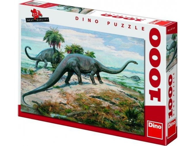 Puzzle Z. Burian Diplodocus 1000 dílků