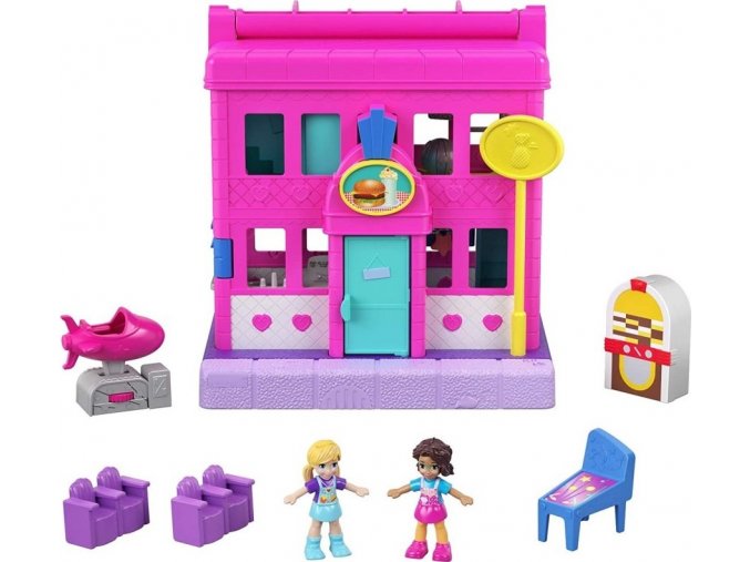 Polly Pocket Obchod v PollyVille Restaurace GGC30