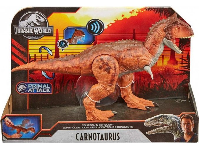 Jurský svět pohyblivý Carnotaurus se zvukem GJT59