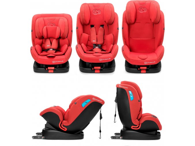 Kinderkraft Autosedačka Vado Isofix 0-25kg red Kinderkraft 2020