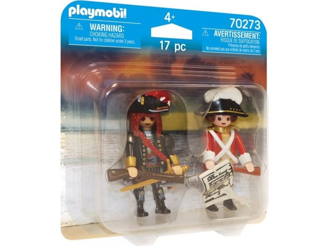 PLAYMOBIL 70273 Kapitán pirátů a velitel vojska