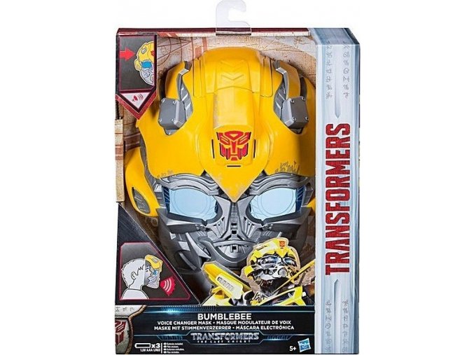 Transformers maska Bumblebee měnící hlas