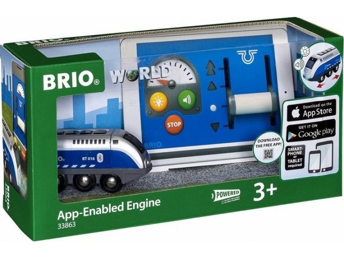 BRIO 33863 Mašinka na ovládání přes tablet