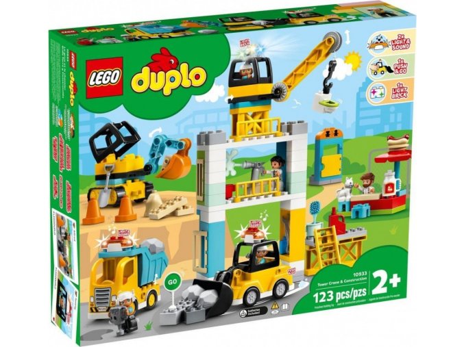 LEGO® DUPLO® 10933 Stavba s věžovým jeřábem