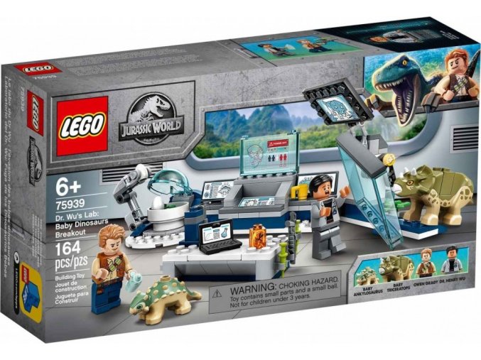 LEGO® Jurassic World 75939 Laboratoř Dr. Wu: Útěk dinosauřích mláďat