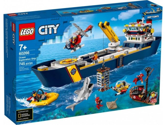 LEGO® City 60266 Oceánská průzkumná loď