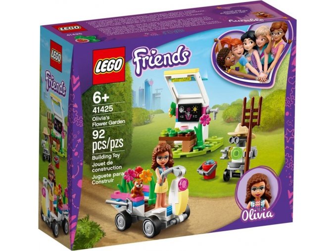 LEGO® Friends 41425 Olivie a její květinová zahrada