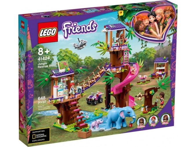 LEGO® Friends 41424 Základna záchranářů v džungli