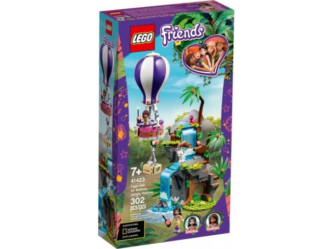 LEGO® Friends 41423 Záchrana tygra v džungli