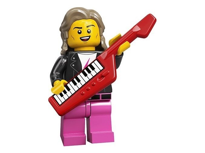 LEGO® 71027 Minifigurka Popstar z 80. let