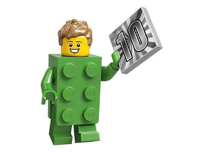 LEGO® 71027 Minifigurka Kostým zelená kostka