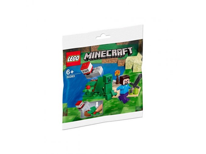 LEGO 30393 Minecraft Steve a creeper 1000x1000