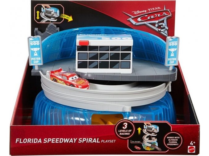 Cars 3 Florida Speedway garáž