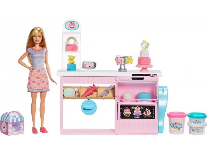 Barbie Cukrářství herní set s panenkou