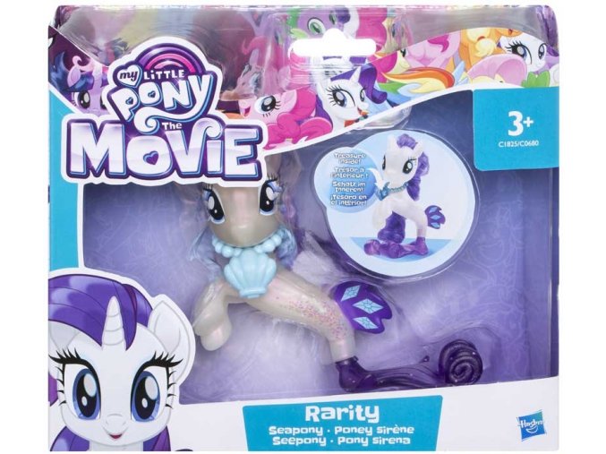 My Little Pony morsky ponik s doplnekem a pohyblivym ocaskem rarity