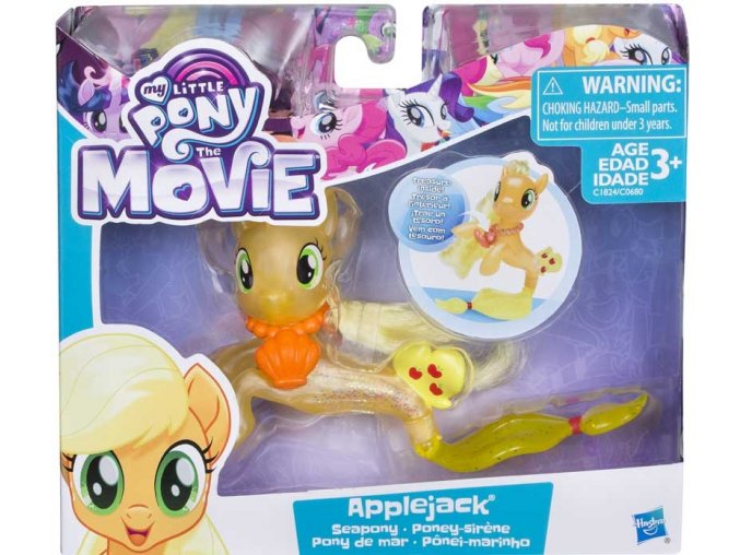 My Little Pony morsky ponik s doplnkem a pohyblivym ocaskem applejack