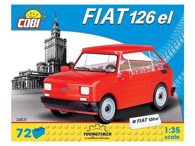 Cobi 24531 Youngtimer – FIAT 126p (Maluch) 1:35