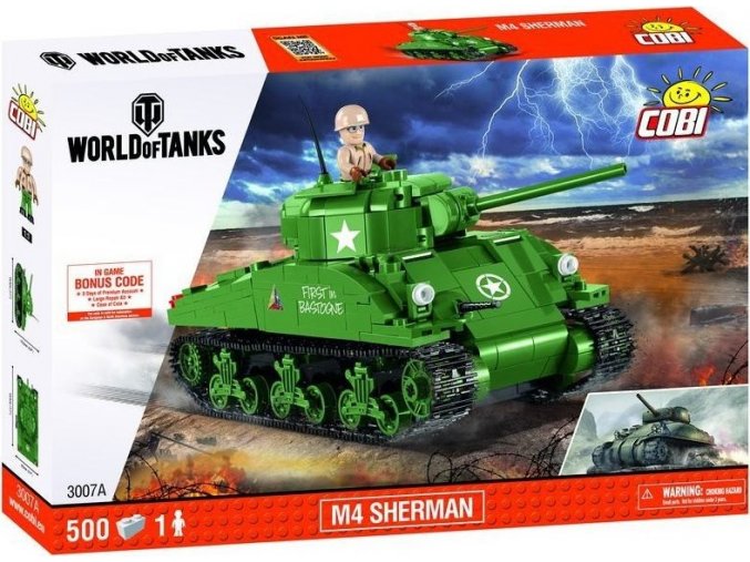 Cobi 3007 World of Tanks M4 Sherman