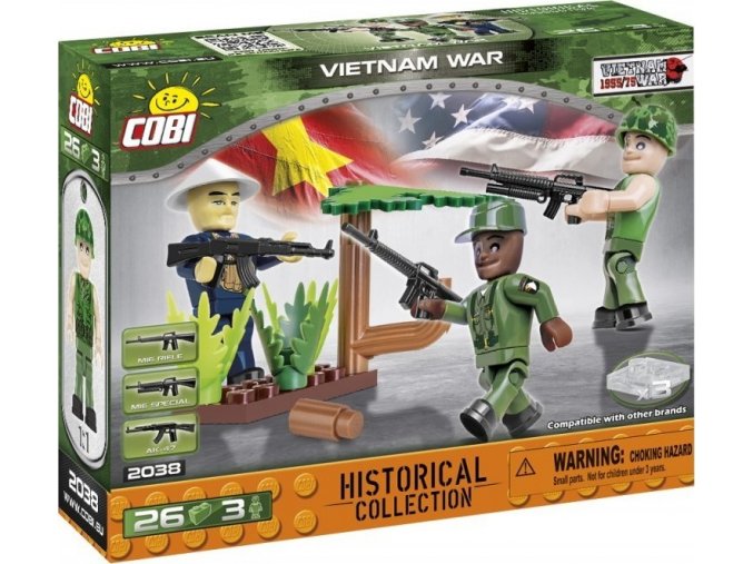 Cobi 2038 SMALL ARMY – 3 figurky s doplňky Vietnamská válka