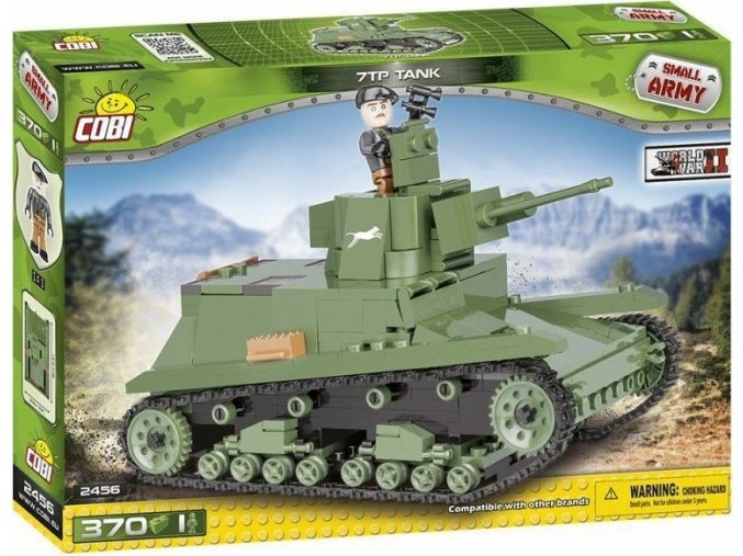 Cobi 2456 SMALL ARMY – II WW Polský tank 7TP