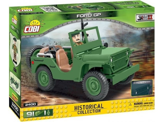 Cobi 2400 SMALL ARMY – II WW: terénní automobil Ford GP