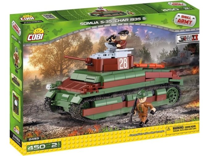 Cobi 2493 SMALL ARMY – SOMUA S-35, Char 1935 S