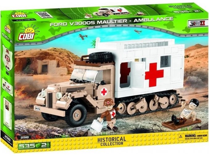 Cobi 2518 SMALL ARMY – Ford V3000S Maultier Ambulance