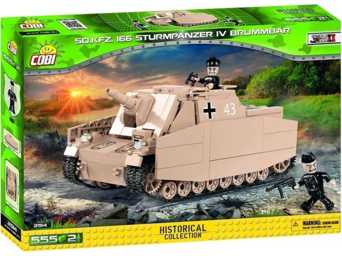 Cobi 2514 SMALL ARMY – II WW Sturmpanzer IV Brummbär Sd Kfz 166