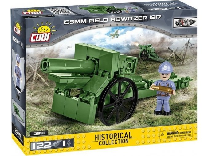 Cobi 2981 Great War Howitzer 155 mm vz. 1917