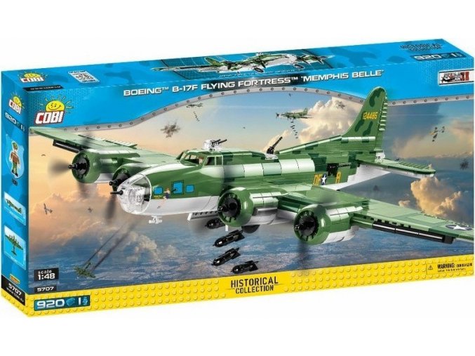 Cobi 5707 SMALL ARMY – II WW Boeing B-17F Flying Fortress „Memphis Belle“, 1 : 48
