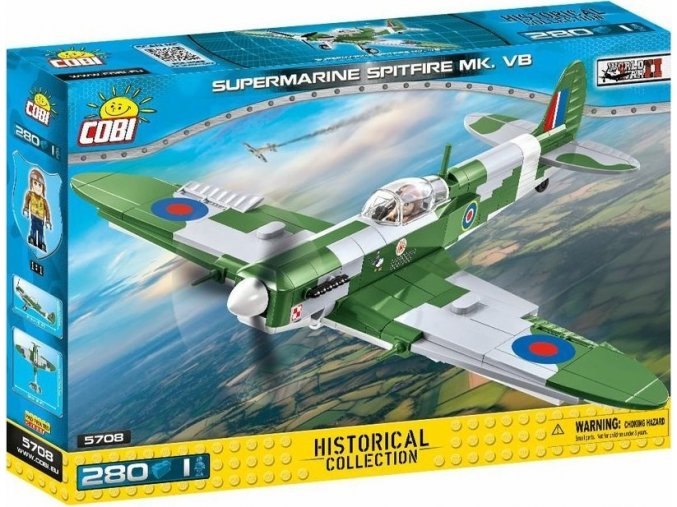 Cobi 5708 SMALL ARMY – II WW Supermarine Spitfire Mk VB