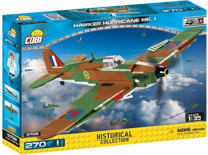 Cobi 5709 SMALL ARMY – II WW Hawker Hurricane Mk I, 1 : 35