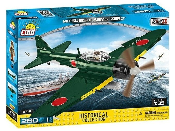 Cobi 5712 SMALL ARMY – II WW Mitsubishi A6M5 „Zero“, 1 : 35